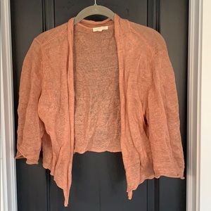 Eileen Fisher crop cardi - L